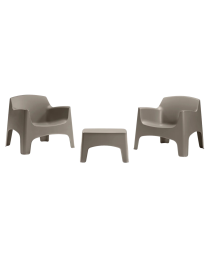 IBIZA 3-piece TERRACE SET, DOVE GREY