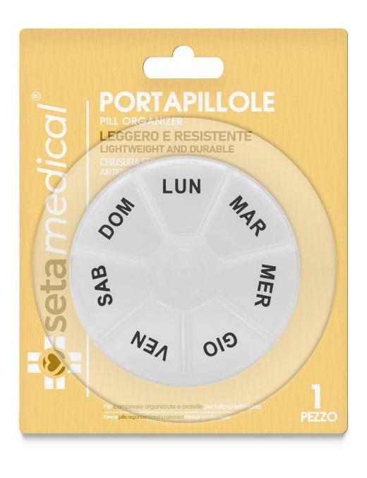 LINEA MEDICAZIONI PORTAPILLOLE TONDO