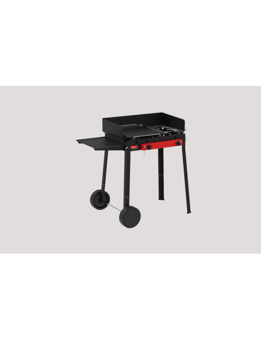 BARBECUE PLANCHA GAS COMBINATO