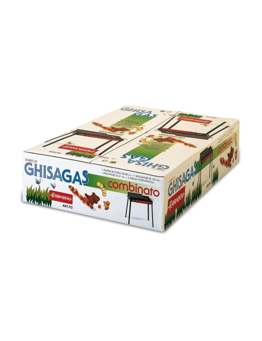 BARBECUE PLANCHA GAS COMBINATO