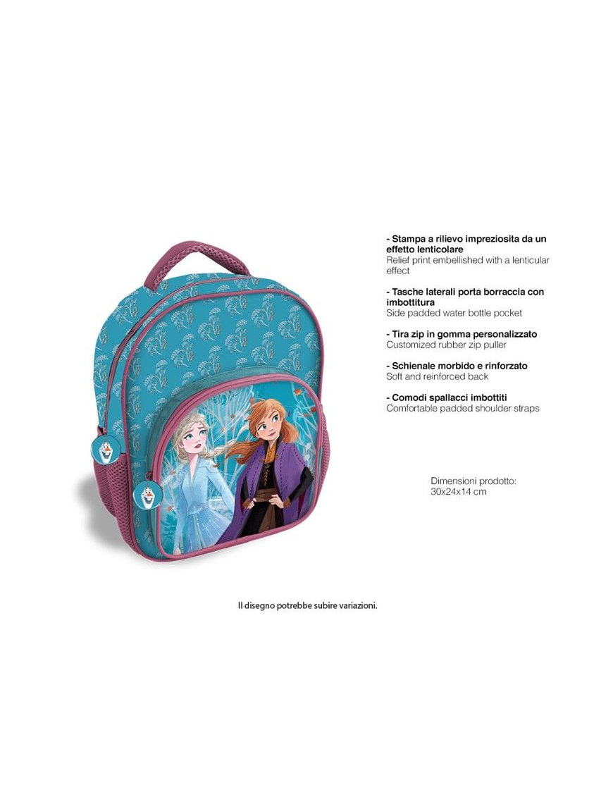 FROZEN ZAINO 30cm TASCA DELUXE