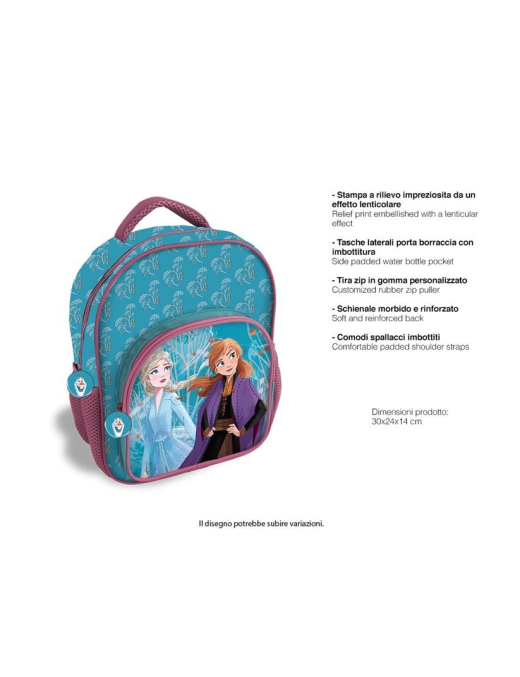 FROZEN ZAINO 30cm TASCA DELUXE