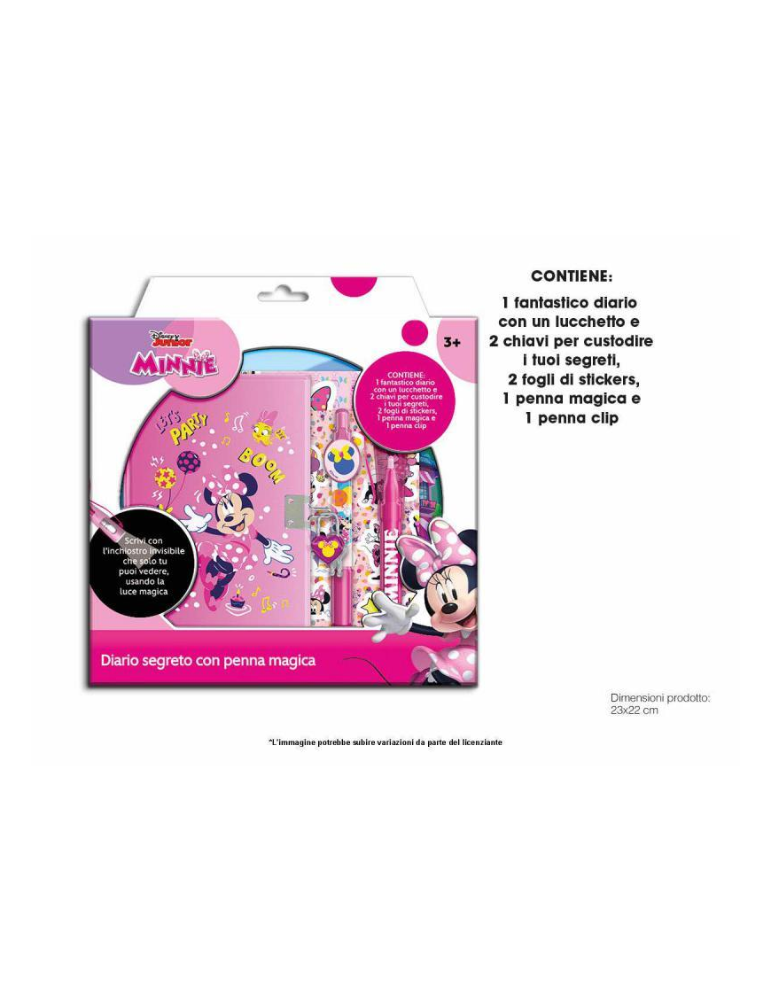 MINNIE SECRET DIARY WITH MAGIC PEN