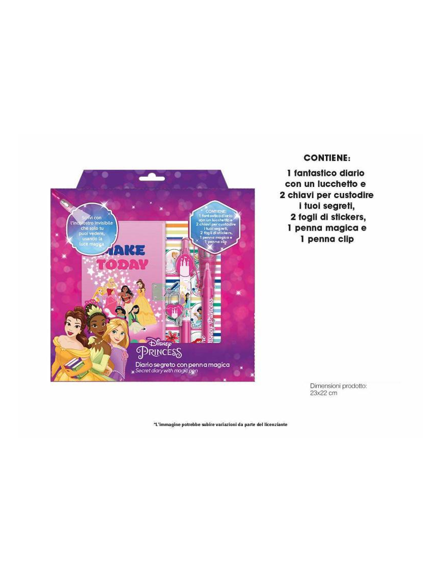 PRINCESS SECRET DIARY WITH MAGIC PEN
