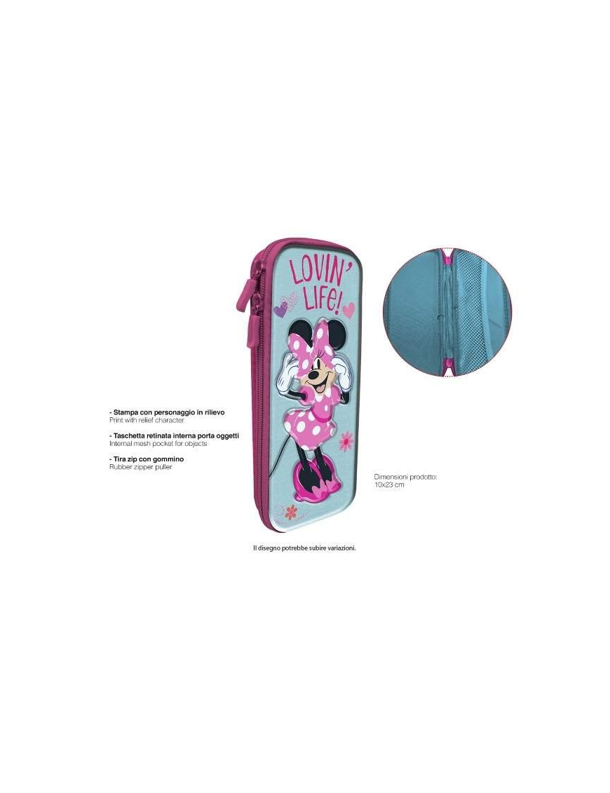 MINNIE ASTUCCIO 3D 23x10cm MIN0053