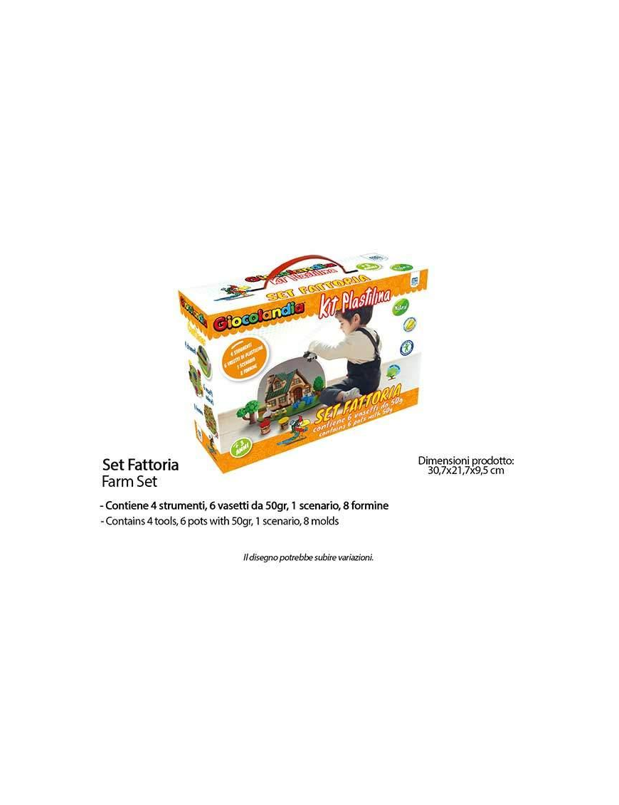 PLASTILINE BOX SET FARM