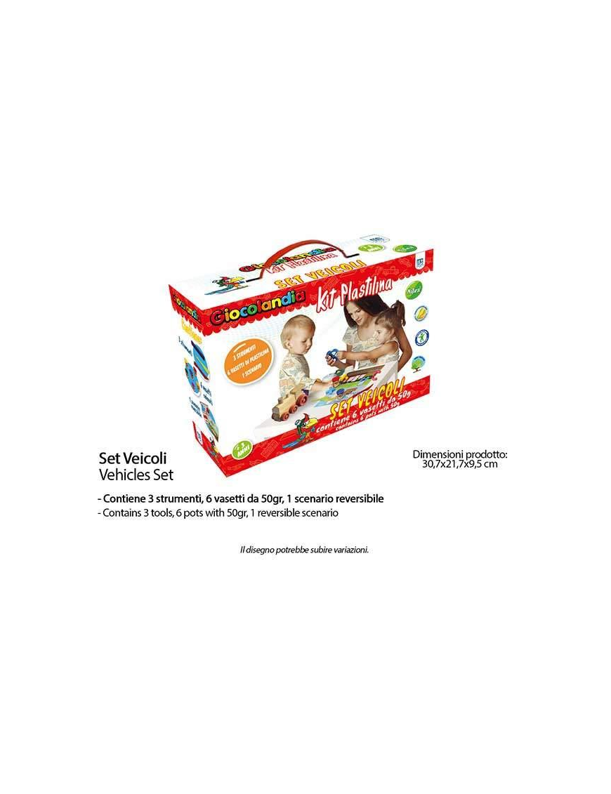PLASTILINA SET VEICOLI