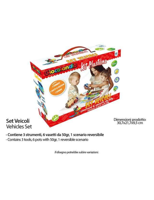 PLASTILINA SET VEICOLI