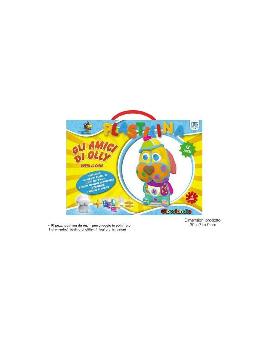 PLASTILINE LIGHT CLAY SET DOG