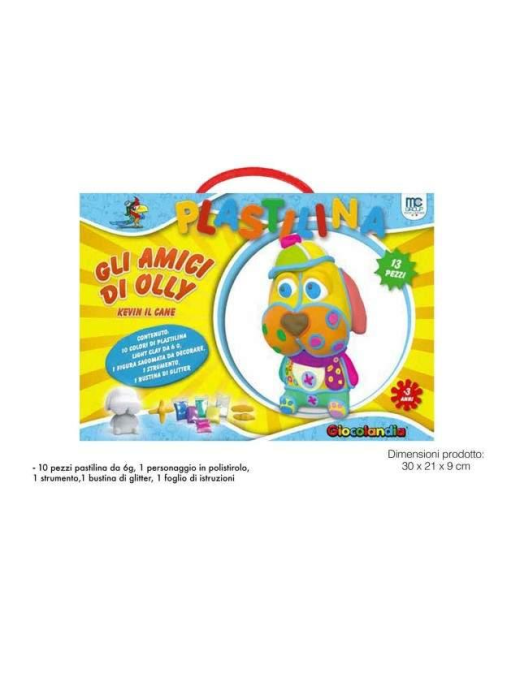 PLASTILINE LIGHT CLAY SET DOG