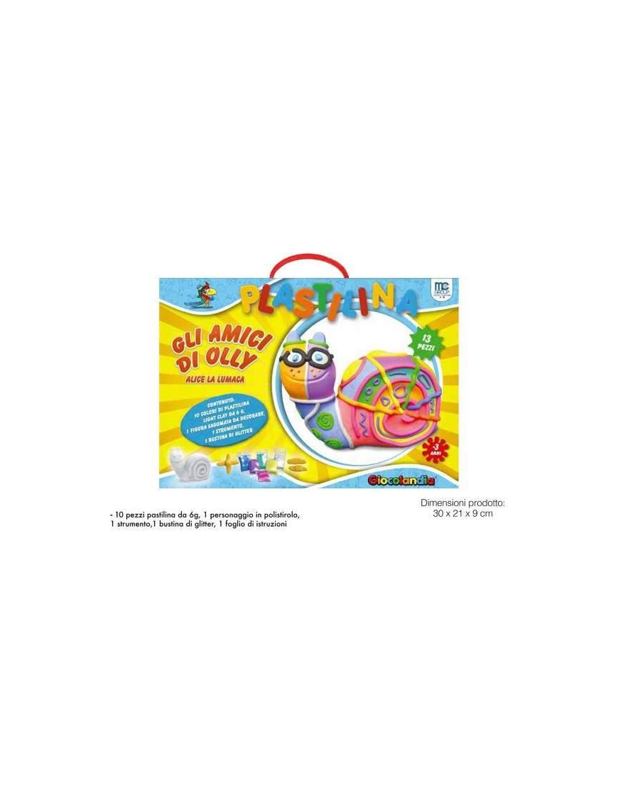 PLASTILINA LIGHT CLAY SET LUMACA
