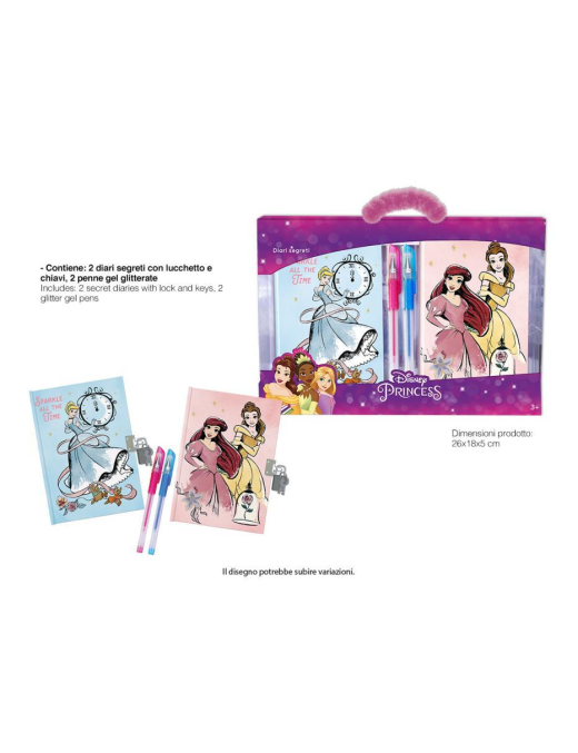 PRINCESS SECRET DIARY 2 pieces WITH PENS