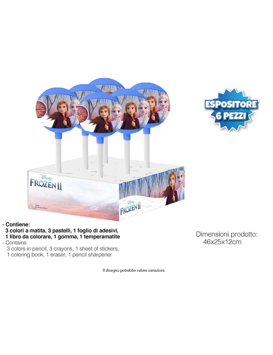 FROZEN LOLLIPOPS WITH SCHOOL ACCESSORIES