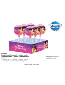 PRINCESS LOLLIPOP WITH SCHOOL ACCESSORIES