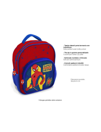 SPIDERMAN ZAINO 30cm TASCA DELUXE