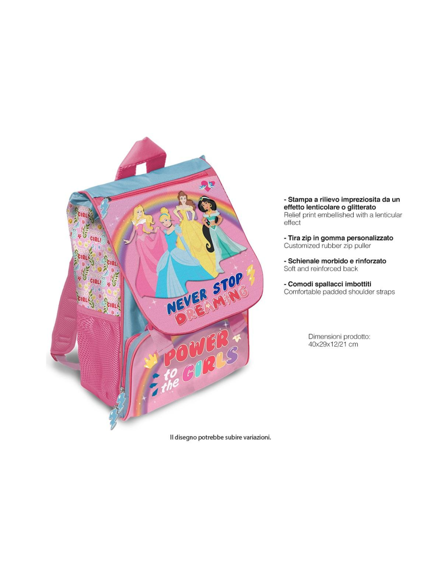 PRINCESS ZAINO 40cm ESTENSIBILE PREMIUM