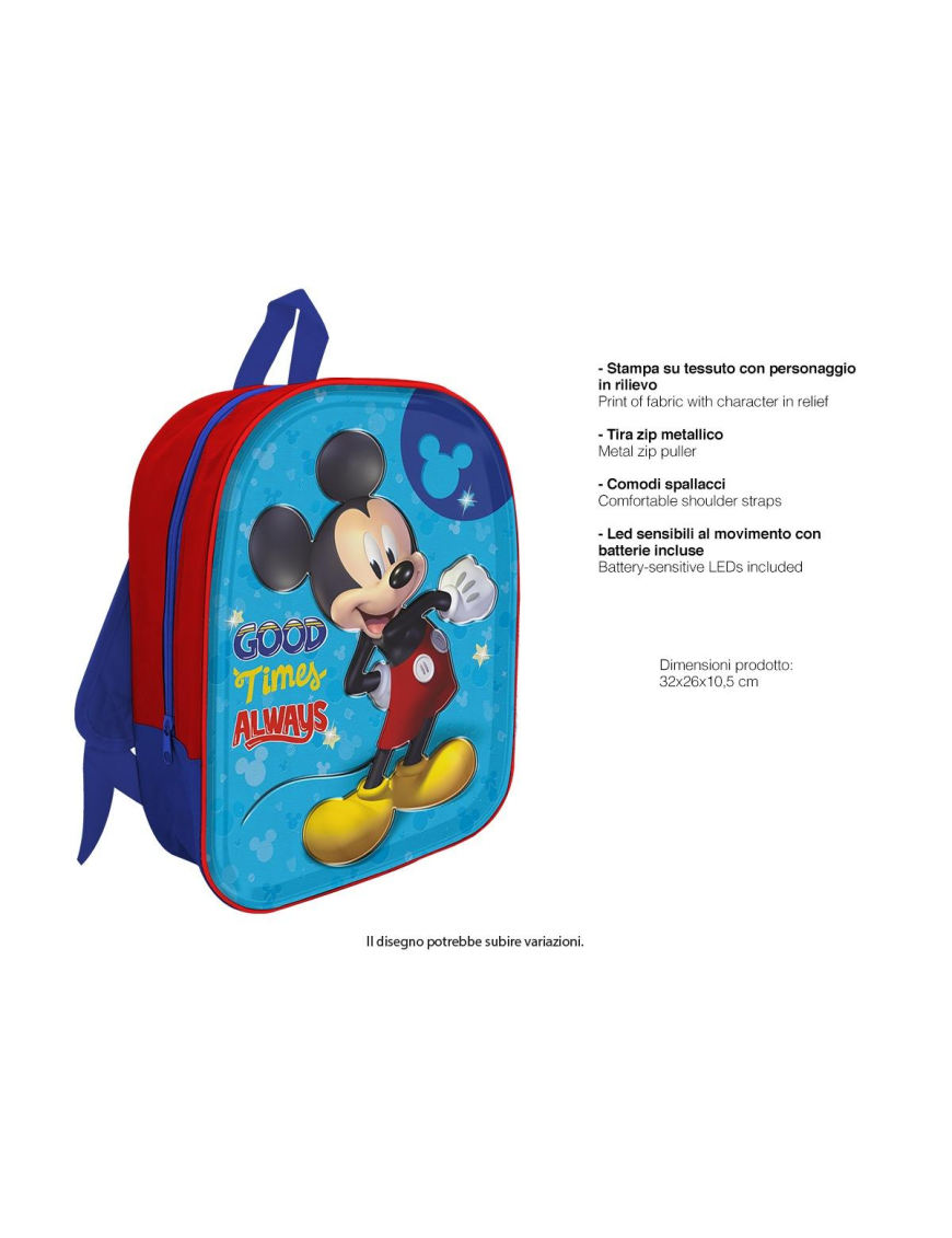 MICKEY ZAINO LED 3D
