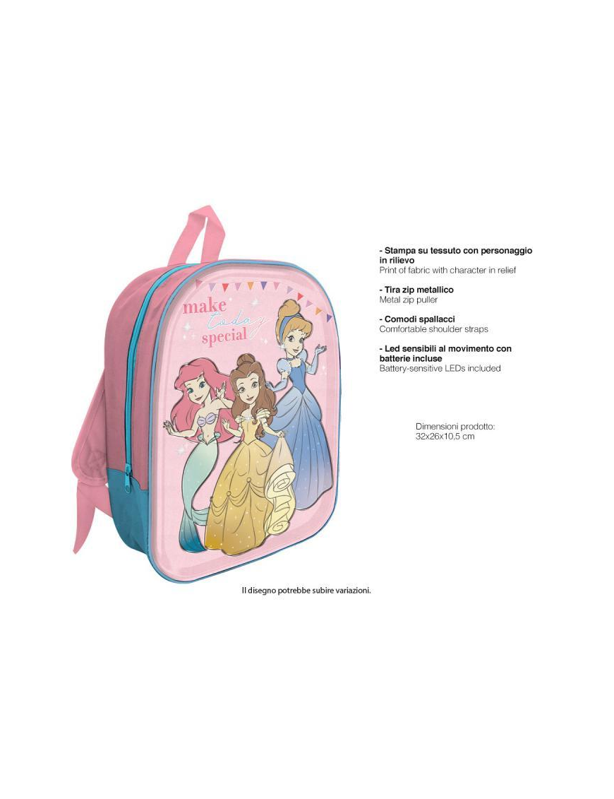 PRINCESS ZAINO LED 3D