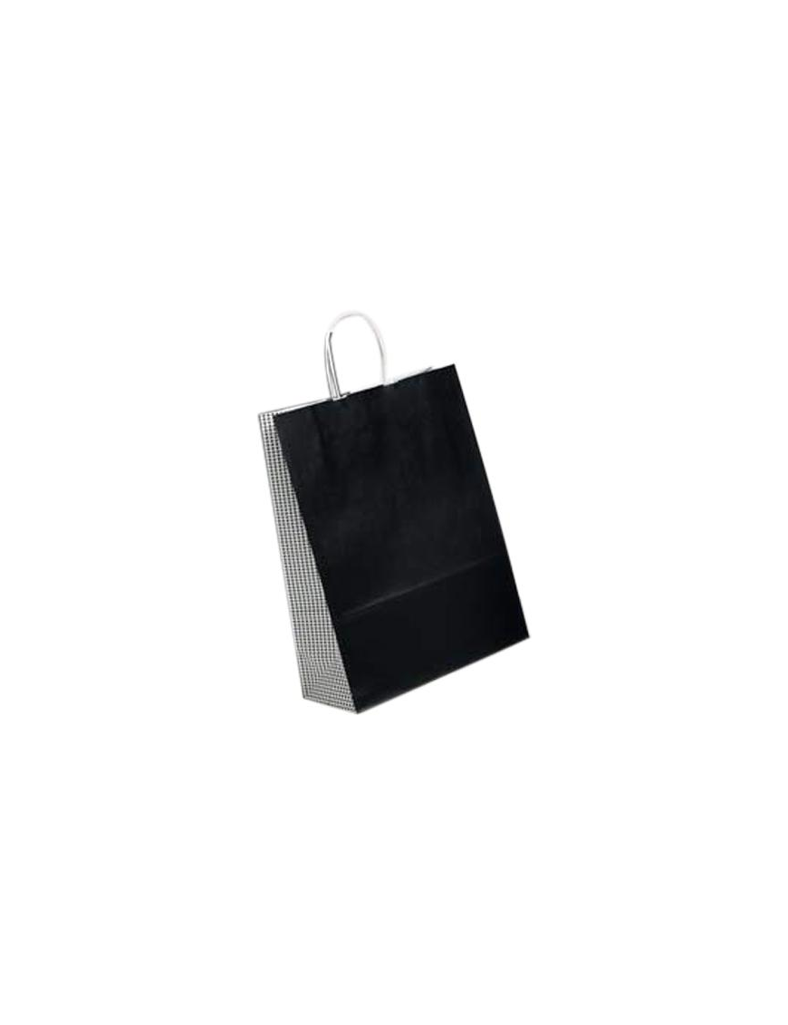 SHOPPER PARIGI NER 22+10x29 100gr 200657