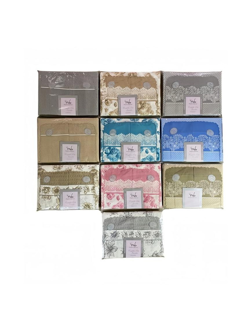 COMPLETO LETTO PLATINO MATRIMONIALE