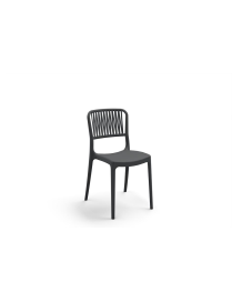 VIOLA SEDIA SENZA BRACCIOLI ANTRACITE SET 4pz