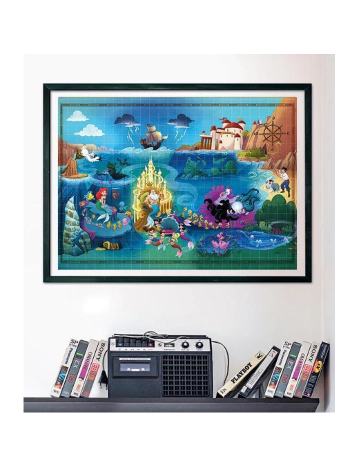 PUZZLE 1000 PIECES. DISNEY MAPS