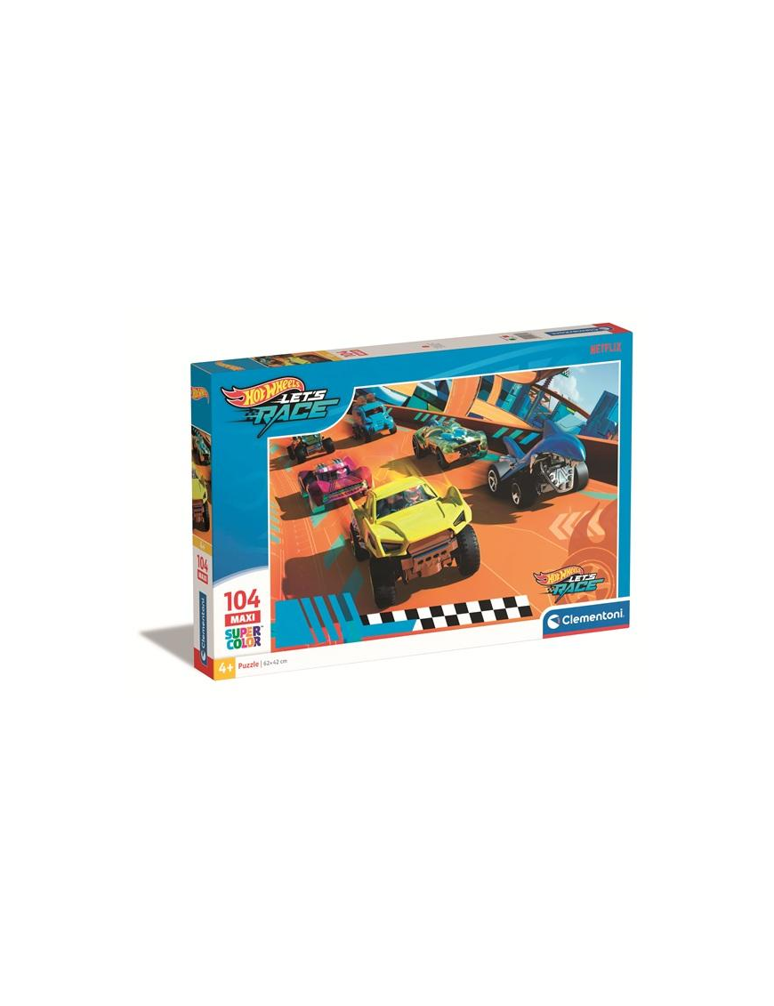 MAXI PUZZLE 104 pieces HOTWHEELS
