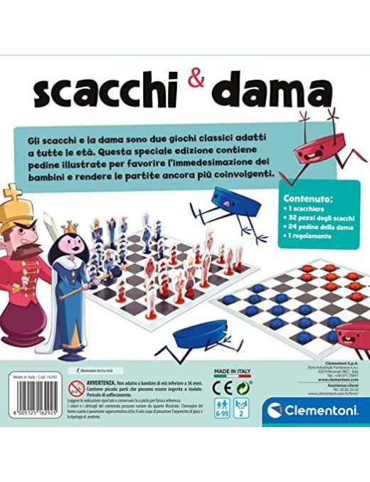GIOCO DAMA + SCACCHI