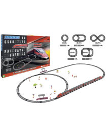 TRENO CON PISTA IN SCALA 1:87