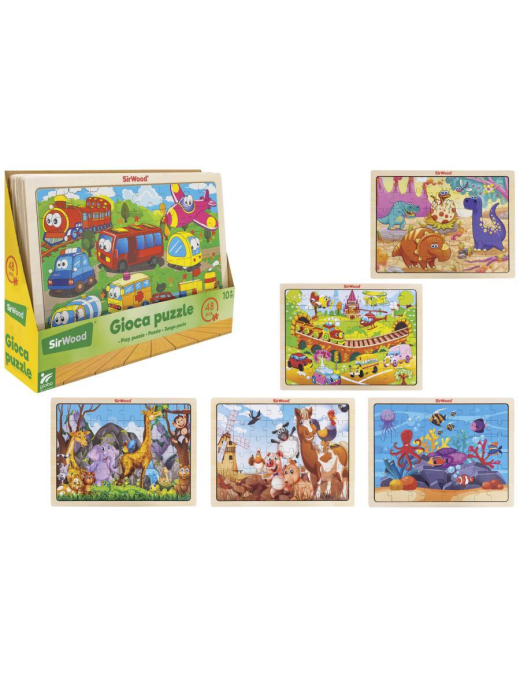 PUZZLE LEGNO 48 PEZZI