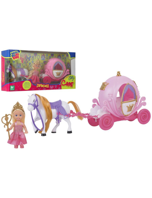 PRINCESS CAMI DOLL WITH CARRIAGE