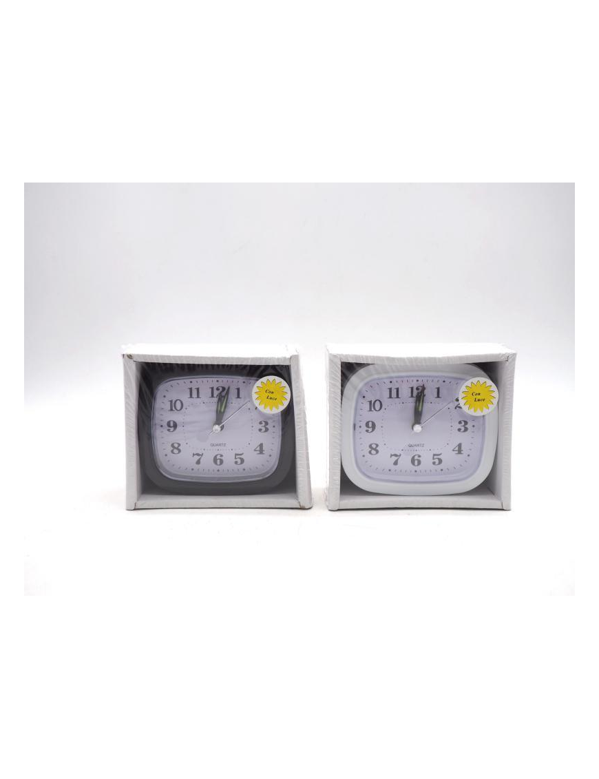 RECTANGULAR ALARM CLOCK 10x8 CENTIMETERS