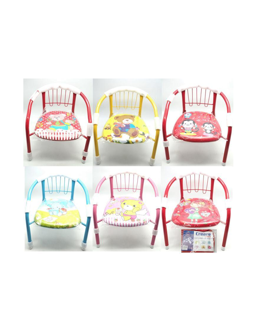 SEDIA BIMBI CON SUONO 36x28x40 CENTIMETRI