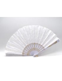 VENTAGLIO PIZZO BIANCO 23 CENTIMETRI