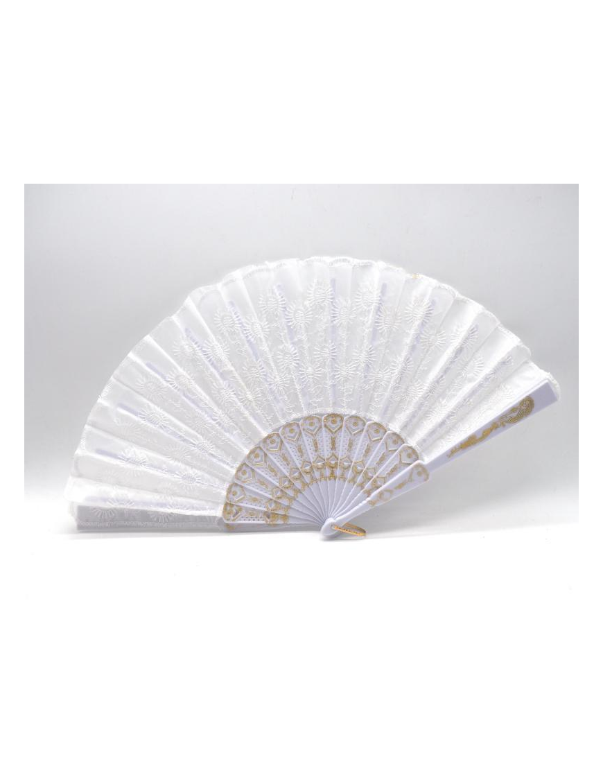 VENTAGLIO PIZZO BIANCO 23 CENTIMETRI