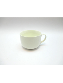 WHITE CERAMIC MUG 11 CENTIMETERS