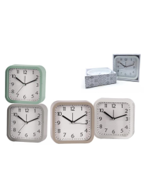 SQUARE ALARM CLOCK 13cm