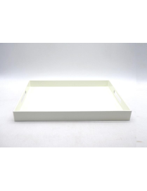 VASSOIO PLASTICA AVORIO 35x25x3,5cm