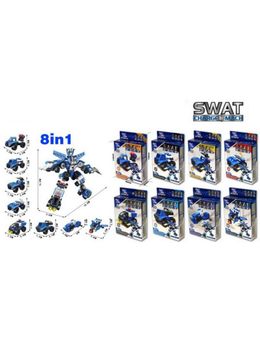 COSTRUZIONI SWAT 20 PEZZI