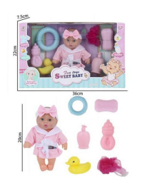 BAMBOLOTTO SWEET BABY CON ACCESSORI