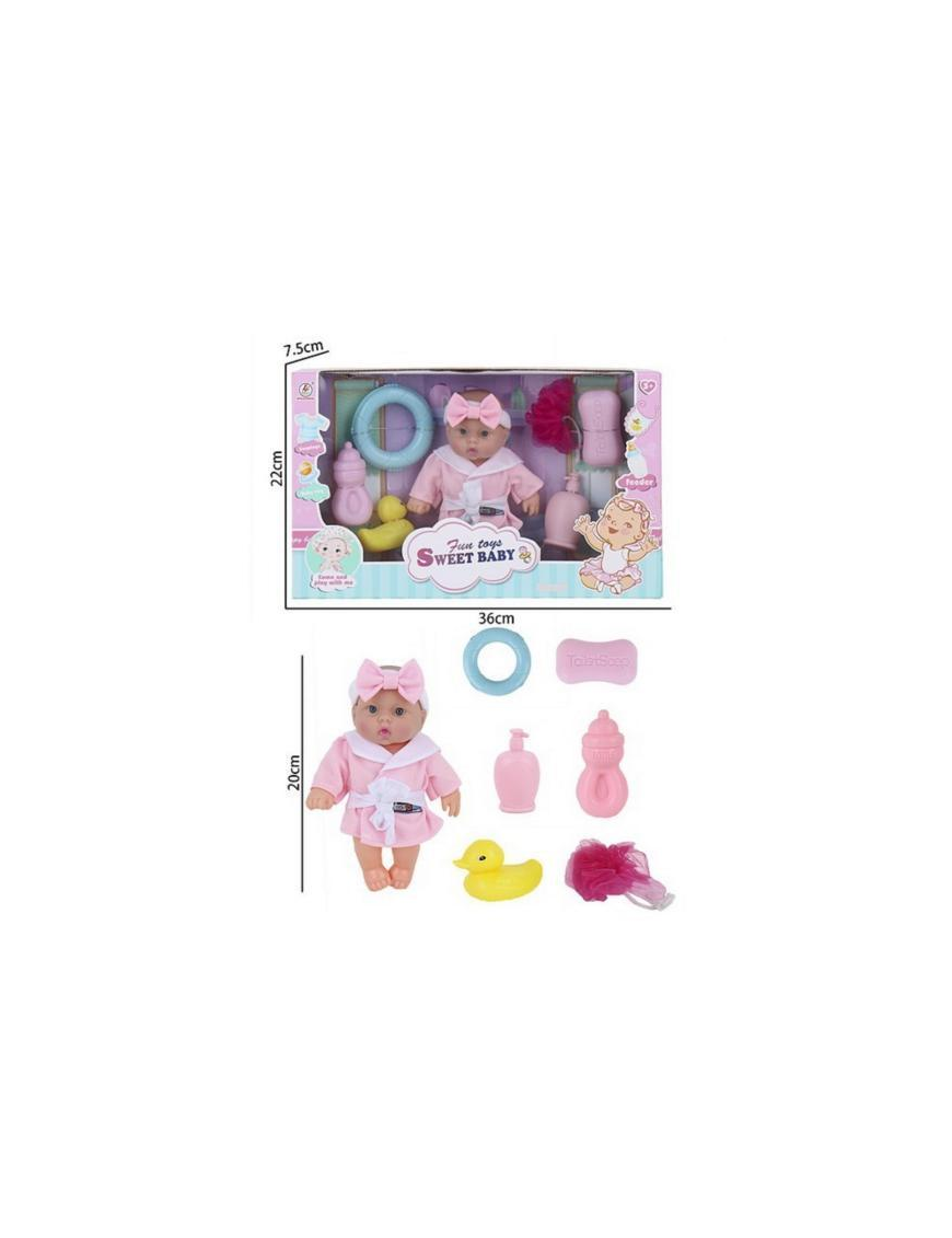 BAMBOLOTTO SWEET BABY CON ACCESSORI