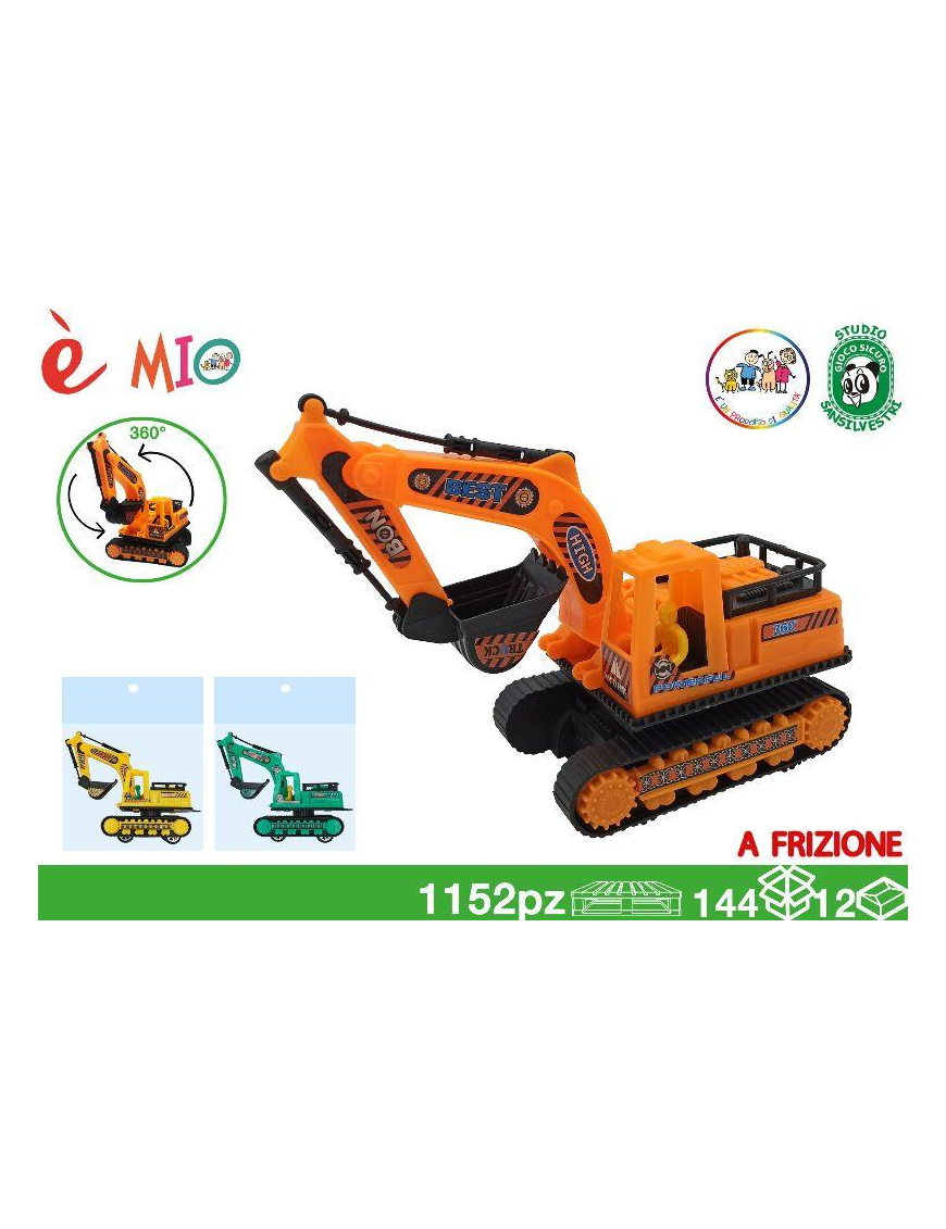 ESCAVATORE A FRIZIONE 20cm