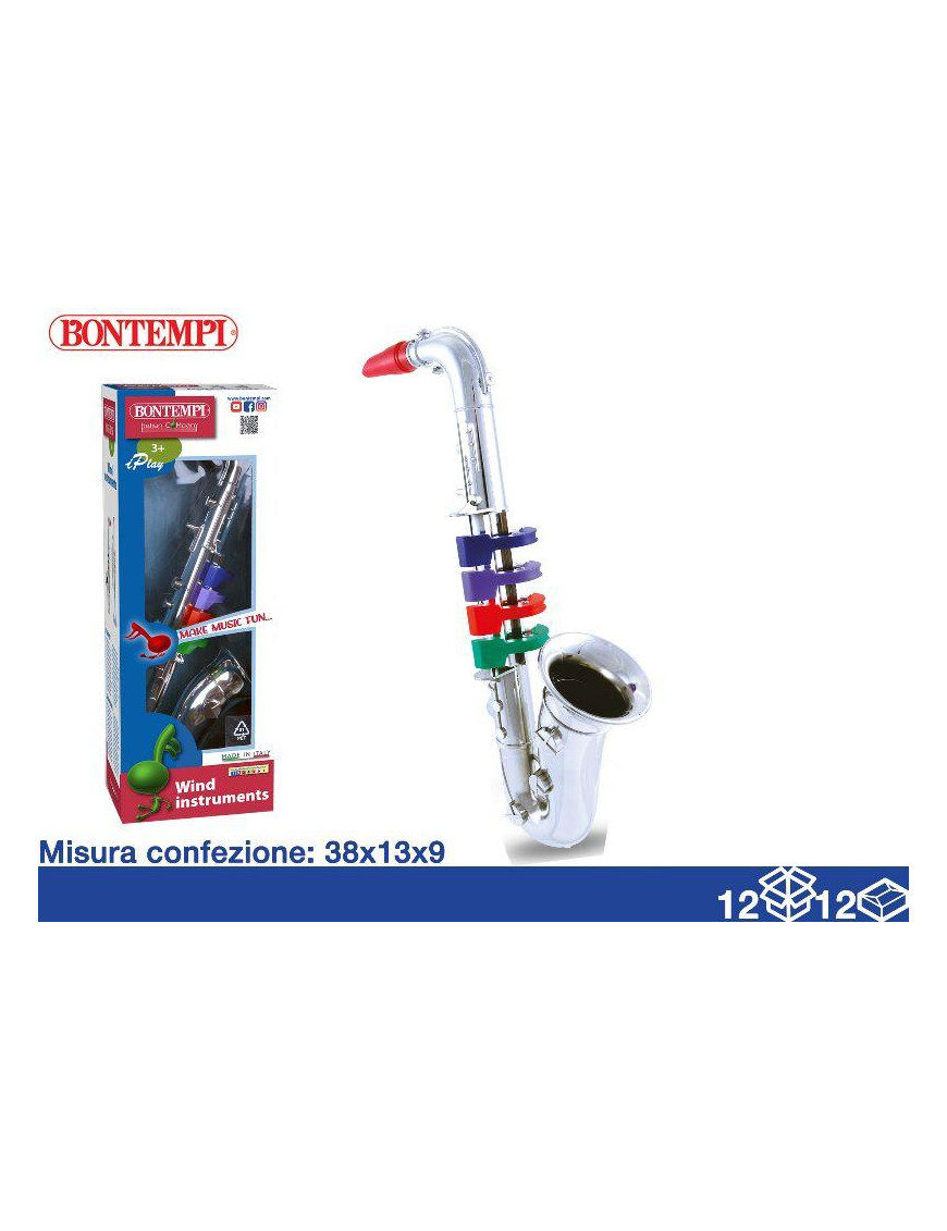 BONTEMPI SASSOFONO CROMATO 37cm