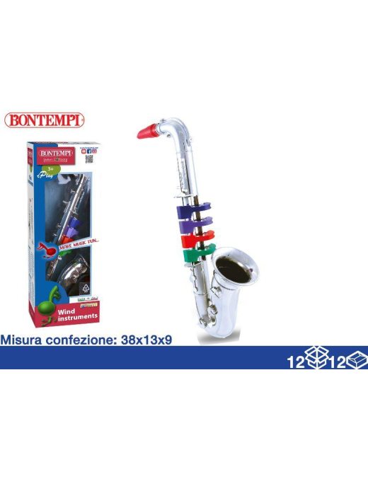 BONTEMPI CHROME SAXOPHONE 37cm
