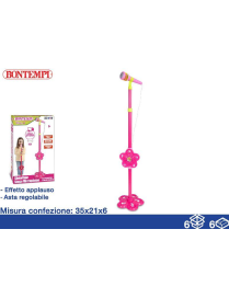 BONTEMPI MICROPHONE WITH ADJUSTABLE STAND 110cm