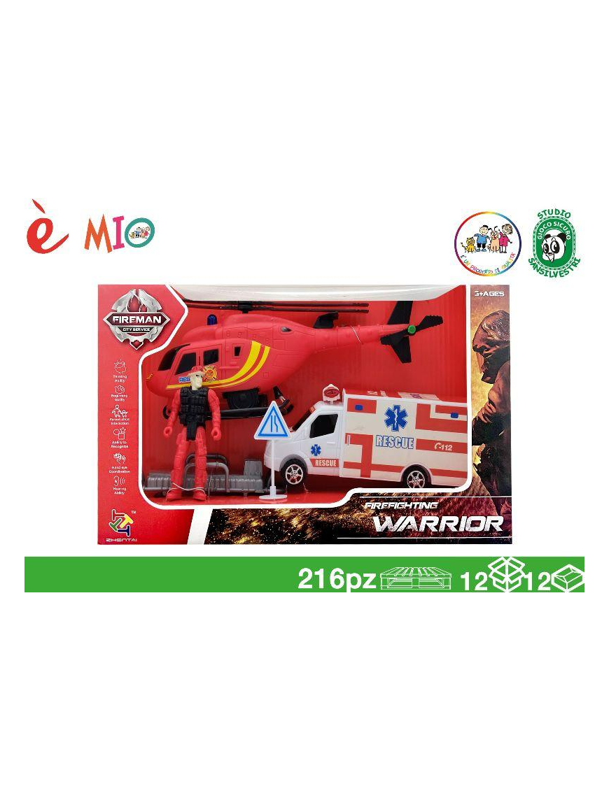 FIREFIGHTER VEHICLES WITH SUBJECT