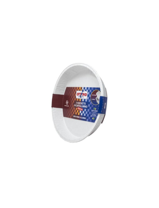 VASCHETTA CARTALLUMINIO TORTA 2pz