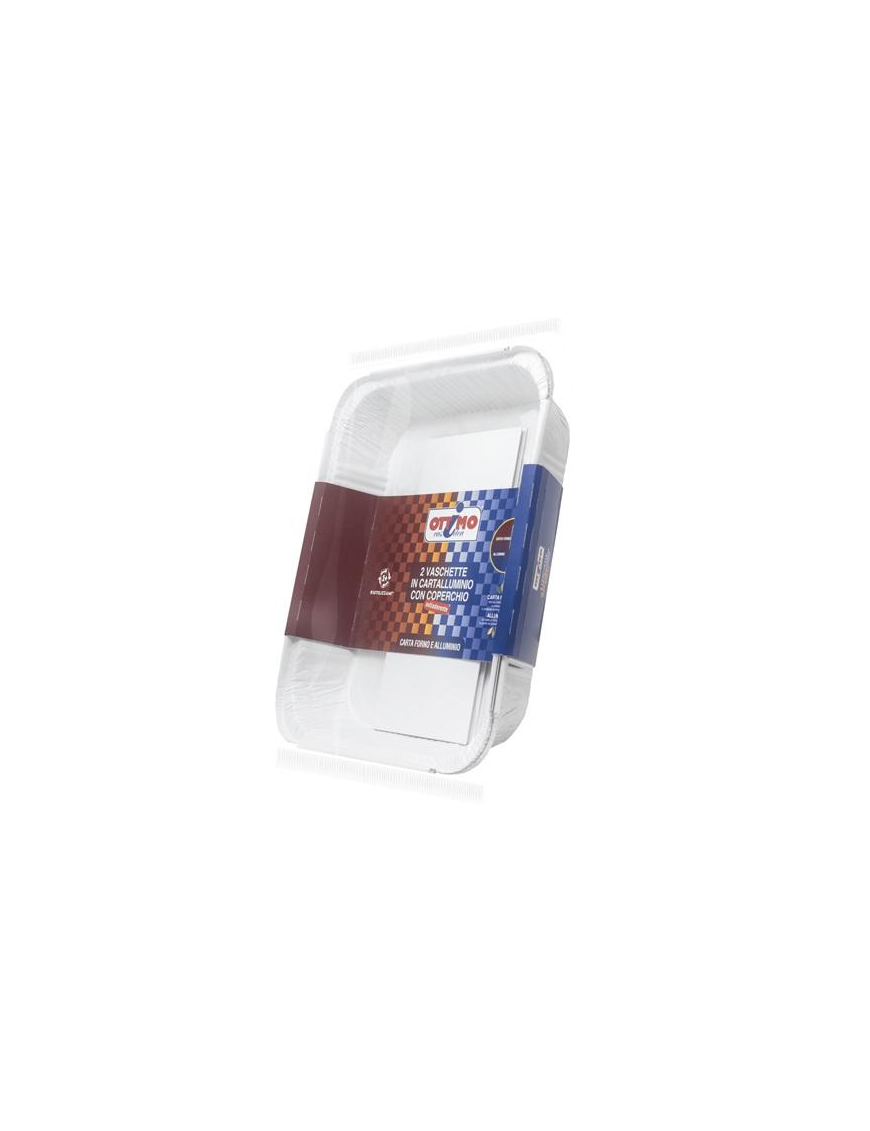 VASCHETTA CARTALLUMINIO 8PORZIONI 2pz