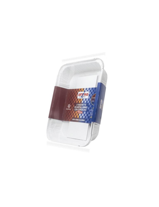 8-PORTION ALUMINUM TRAY 2 pcs