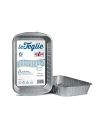TRIPLE ALUMINUM TRAY 6 portions 2 pieces
